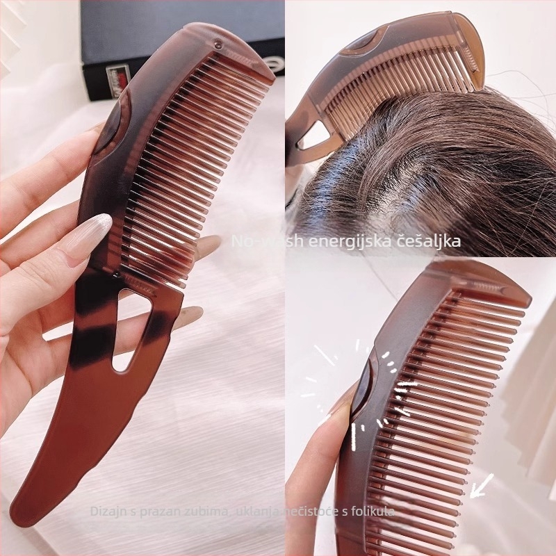 Četka za vlasište s uklanjanjem ulja, čišćenjem i masažom, plastična konstrukcija, njega vlasišta i perut