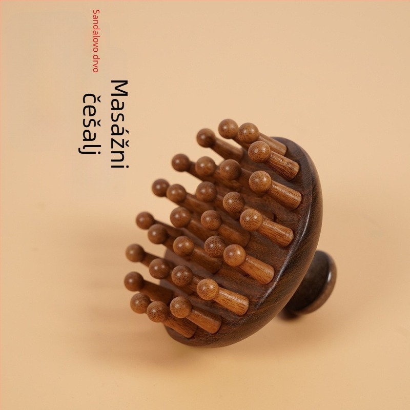 CX drveni češalj za masažu skalpa od sandalovog drveta – za svakodnevnu upotrebu