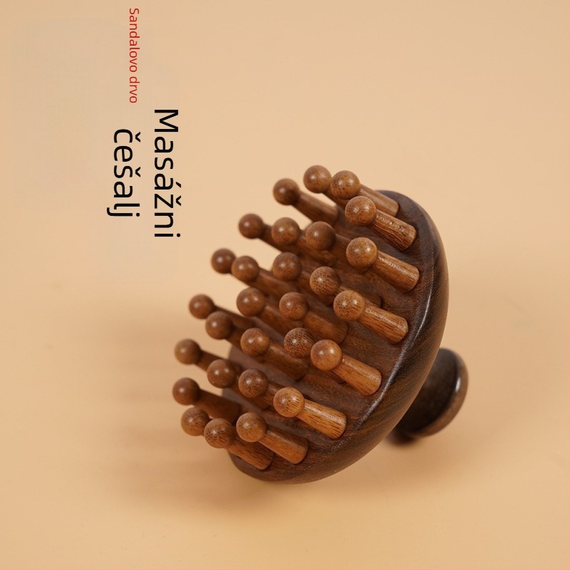 CX drveni češalj za masažu skalpa od sandalovog drveta – za svakodnevnu upotrebu