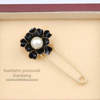 Broš Camellia cvijet dizajn (Brand OKana; Materijal: legura; Stil: Žene, Fashion OL; Funkcija: dekoracija; Oblik: Cvijet)
