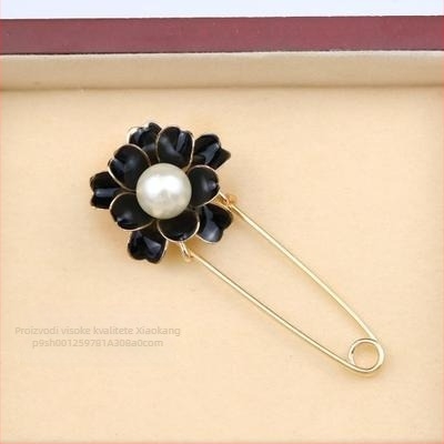 Broš Camellia cvijet dizajn (Brand OKana; Materijal: legura; Stil: Žene, Fashion OL; Funkcija: dekoracija; Oblik: Cvijet)