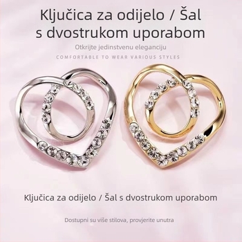 Aksesoar za majicu s čvorom na rubu i stezanjem struka, legura, jednostavan stil, proljeće 2025