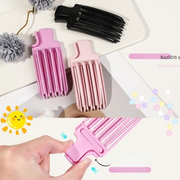 Češalj za stiliziranje kose – Unisex, Geometrijski oblik, Plastika/Smola, Tehnologija otiskivanja