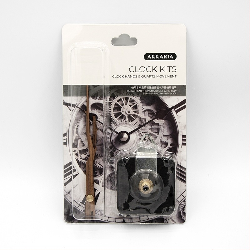DIY komplet za sat s križnim šivanjem, kvarcni mehanizam, tih rad, kazaljke, drveni jezgra dijelovi, paket 50, AKKARIA, prilagodljiv, moderan jednostavan stil