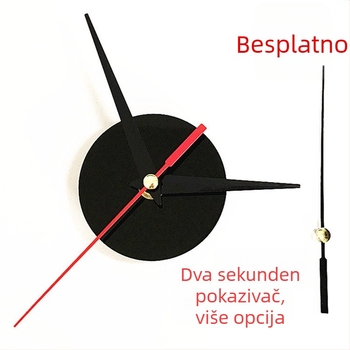 DIY akrilne zidne satove s baterijskim mehanizmom — prilagodljiv brojčanik, akrilno kućište, moderan minimalistički stil, tisak logotipa
