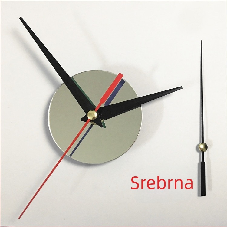DIY akrilne zidne satove s baterijskim mehanizmom — prilagodljiv brojčanik, akrilno kućište, moderan minimalistički stil, tisak logotipa