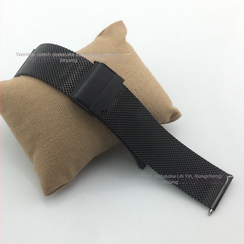 Milanese narukvica od nehrđajućeg čelika s dvostrukim sigurnosnim kopčama, linija 06, kompatibilno s Huawei, Samsung, DW