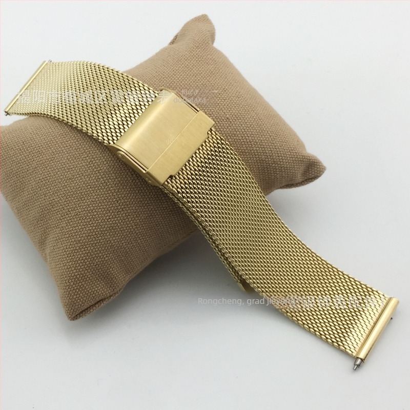 Milanese narukvica od nehrđajućeg čelika s dvostrukim sigurnosnim kopčama, linija 06, kompatibilno s Huawei, Samsung, DW