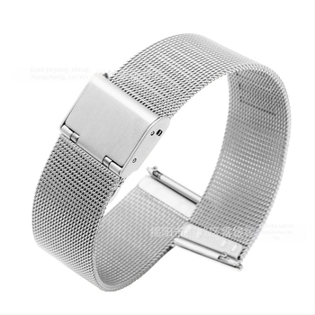 Milanesijska čelična narukvica za sat – vlastita marka, zimsko izdanje 2025, svestrani stil, gradski prijevoz