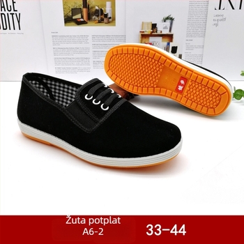 Unisex platnene tenisice s injekcijsko oblikovanom plastičnom sole, niski gornji dio, etnički stil