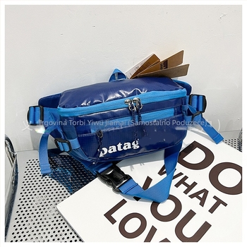 Višenamjenska crossbody torba, poliester, dumpling oblik, zatvaranje sa zipom, laminirana unutarnja pretinac, jedan remen