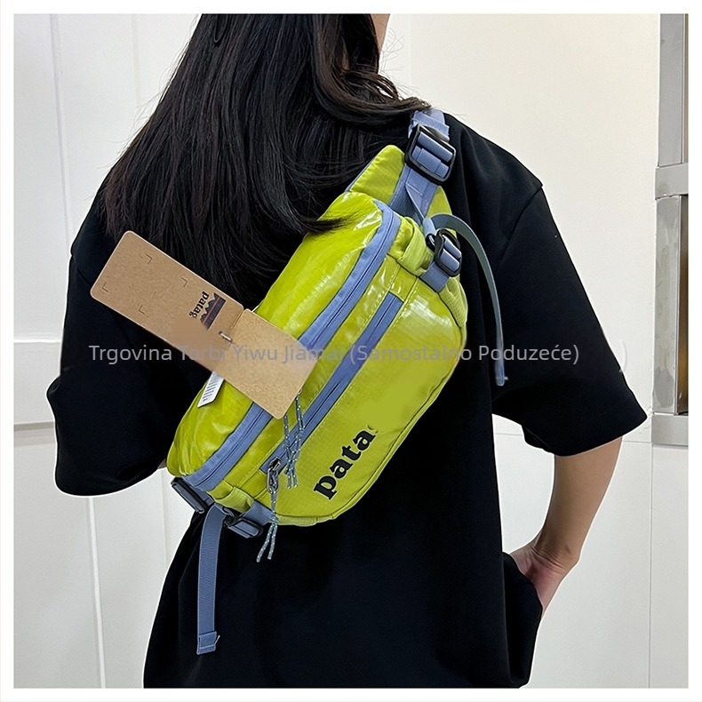 Višenamjenska crossbody torba, poliester, dumpling oblik, zatvaranje sa zipom, laminirana unutarnja pretinac, jedan remen