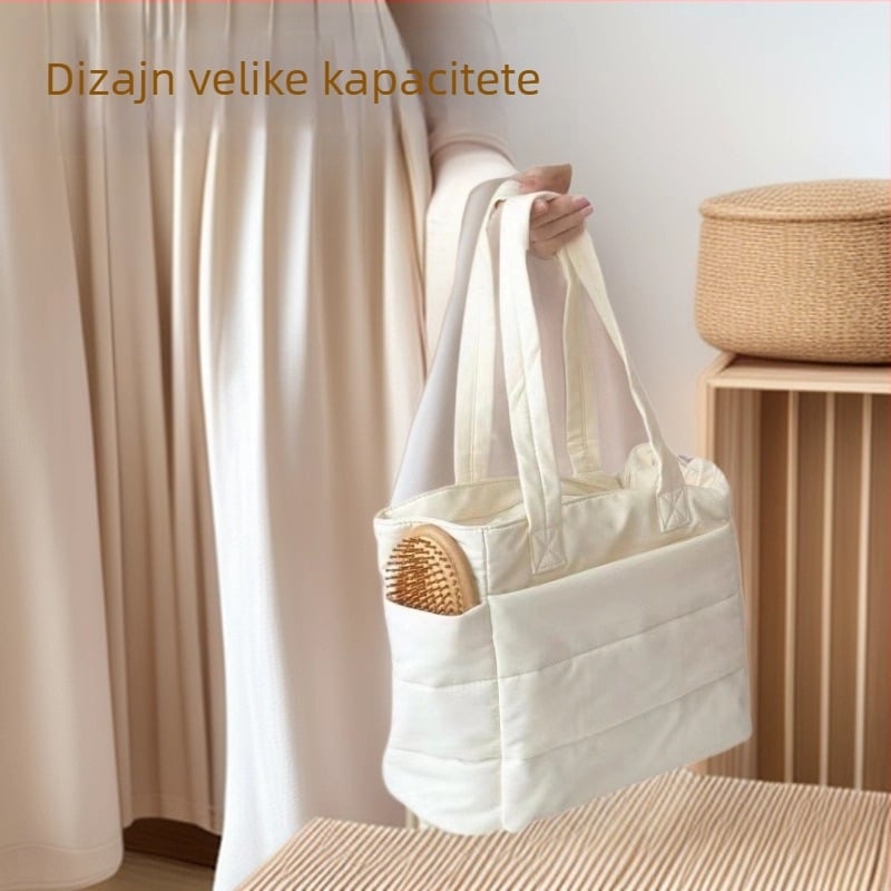 Kozmetička torbica i prijenosni ruksak — Veliki kapacitet, višestruki pretinci, najlon vanjska površina, poliester podstava, vodootporan, perivan, otporan na habanje