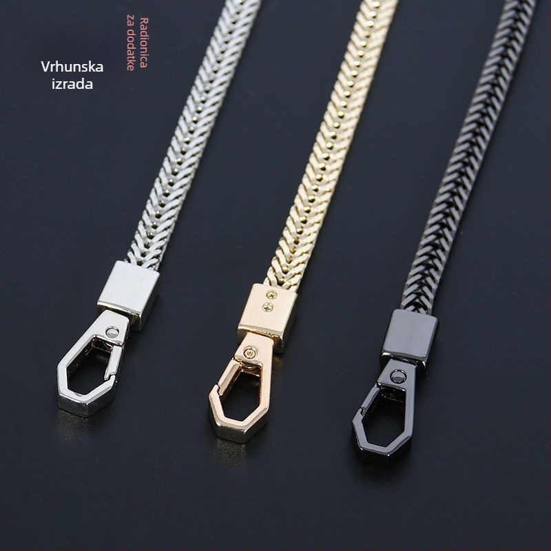Remen za torbicu od PU materijala s metalnom lancem, za rameni ili crossbody (Materijal: PU; Kategorija proizvoda: remen za torbicu/rameni; Marka: Other)
