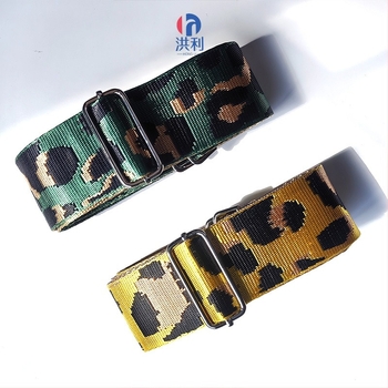 Hong li Široka naramenica s leopard uzorkom za crossbody torbu — jednostruka, poliester, gradska jednostavnost