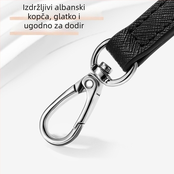 Remen za torbu/ramenski remen — prirodna koža, koža prvog sloja tele, otporan na habanje, proljeće 2025 izdanje, proizvod Td-139
