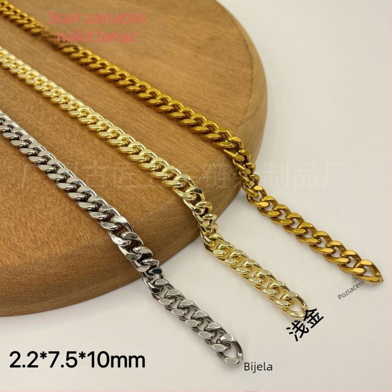 Remen za torbu od metalnog lanca - podesiv i produžan, 2.2 mm lanac