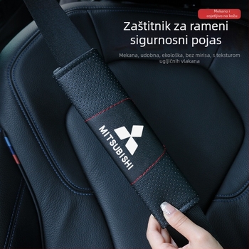 Tianjiang jastučići za rameni pojas automobila – kožni, udobni i prozračni, za duga putovanja