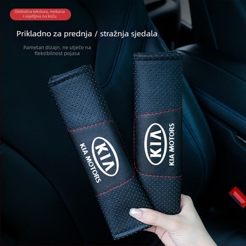 Tianjiang jastučići za rameni pojas automobila – kožni, udobni i prozračni, za duga putovanja