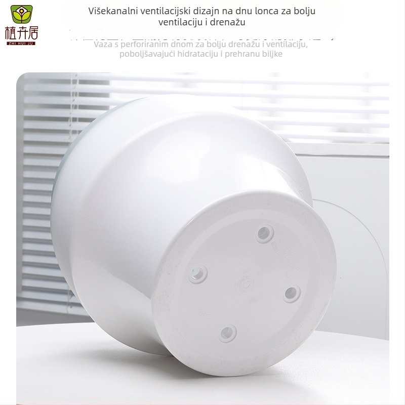 Posuda za cvijeće od smole (smola; skandinavski minimalistički stil; za stolno ili podnu upotrebu; prozračna; otporna na visoke temperature)