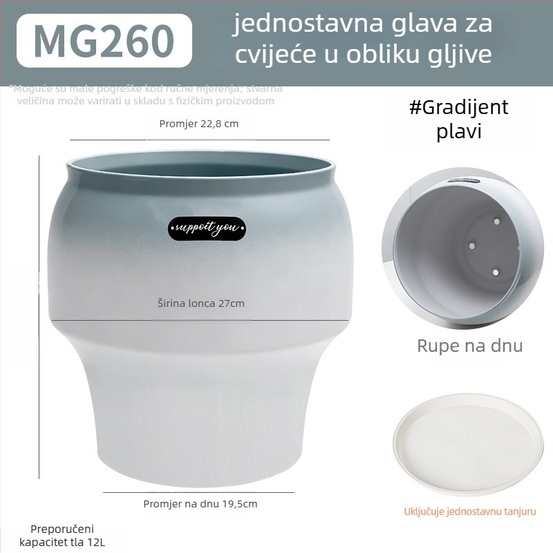 Posuda za cvijeće od smole (smola; skandinavski minimalistički stil; za stolno ili podnu upotrebu; prozračna; otporna na visoke temperature)