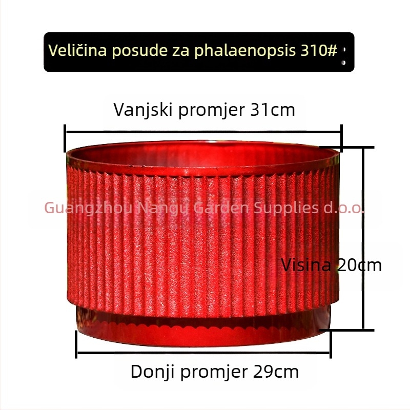 Lonac za cvijeće od smole za stolnu ili podnu upotrebu, minimalistički stil, injekcijsko lijevanje