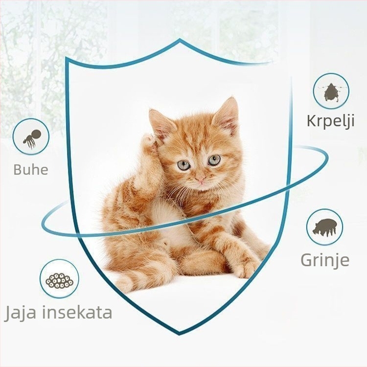 Vanjski sprej za kućne ljubimce protiv buha, grinja i krpelja (ABS plast) za pse i mačke