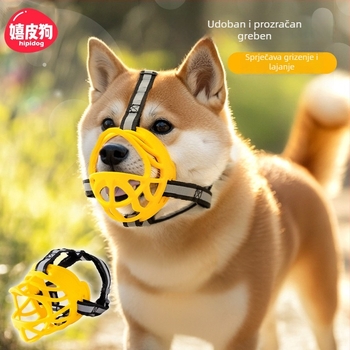 Njuška za pse Hippie dog – protiv ugriza, protiv lajanja, prozračna, udobna, od TPE