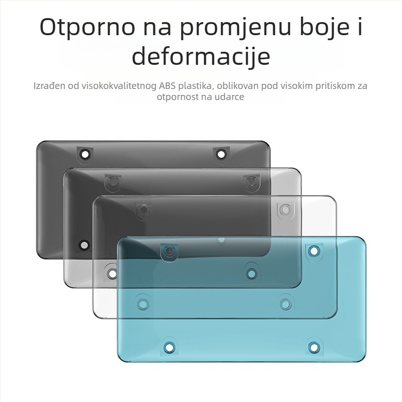 Okvir za registarsku pločicu, univerzalni, plastični, model 556, dio broj 556