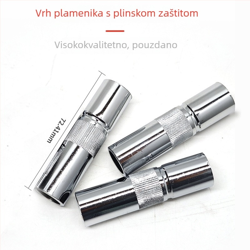 Zaštitni vrh MIG pištolja za zavarivanje, 200A/350A/500A CO2, bakrena mlaznica, pribor