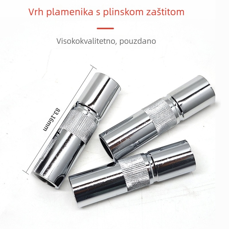 Zaštitni vrh MIG pištolja za zavarivanje, 200A/350A/500A CO2, bakrena mlaznica, pribor