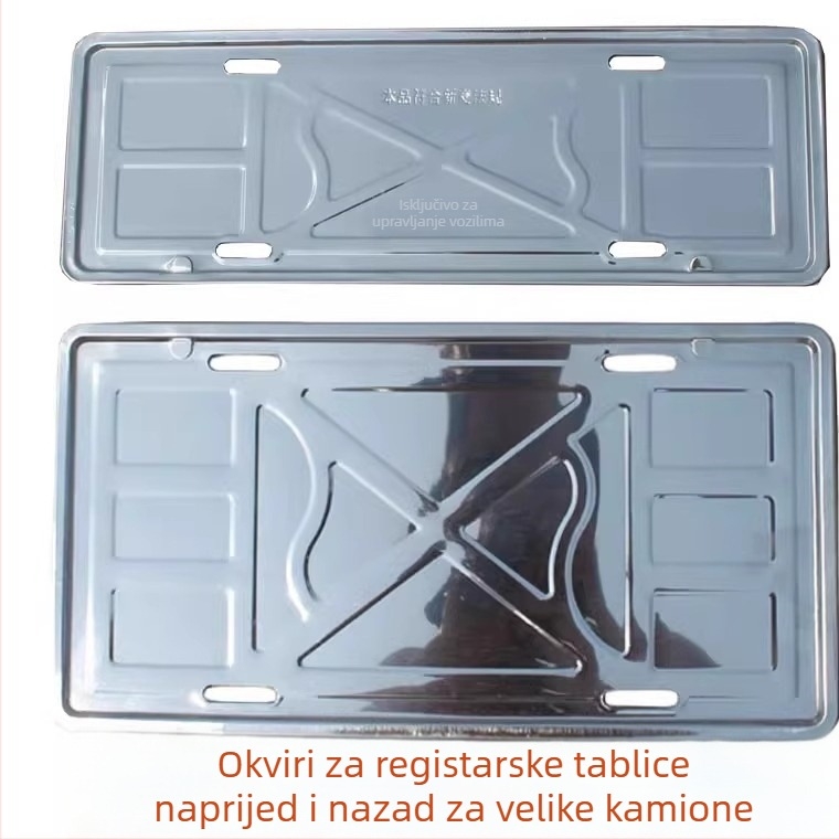 Zadnji držač registarske pločice kamiona, nehrđajući čelik, model LC-X