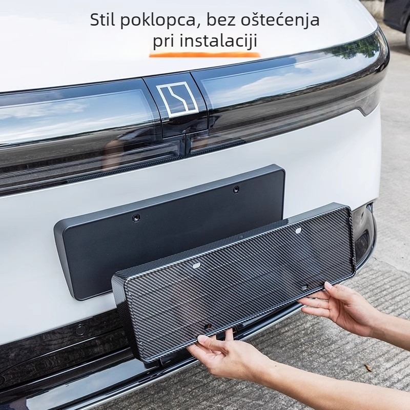 Okvir za registarske pločice za Zeekr 7X — ABS, cijeli rub, pogodno za vozila nove energije