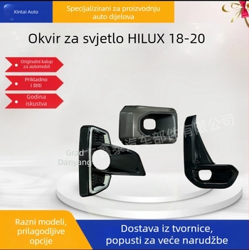ABS prednji okvir svjetla za maglu Toyota Hilux 2018-2020 s indikatorom i anti-zamućenjem