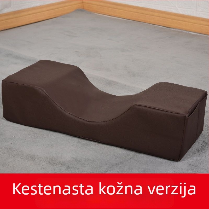 U-oblikovan jastuk za vrat s memory foamom i navlakom od kristalnog baršuna, moderni minimalistički dizajn, za odrasle, pogodan za bočno spavanje