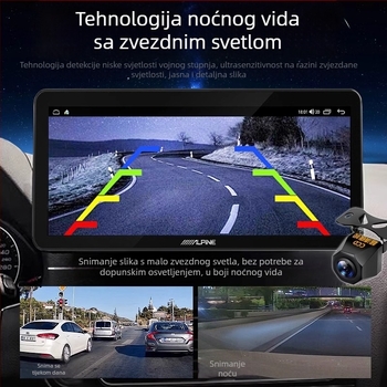 Dash kamera AHD 1080p, 170° široki kut, kućište od cinkove legure, 12V napajanje, Sony 1080p stražnja kamera