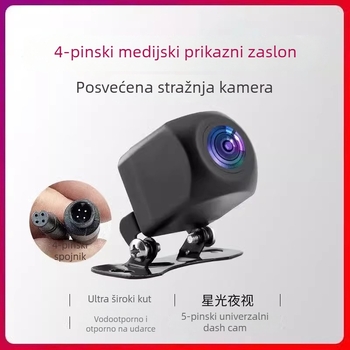 Dash kamera AHD 1080p, 170° široki kut, kućište od cinkove legure, 12V napajanje, Sony 1080p stražnja kamera
