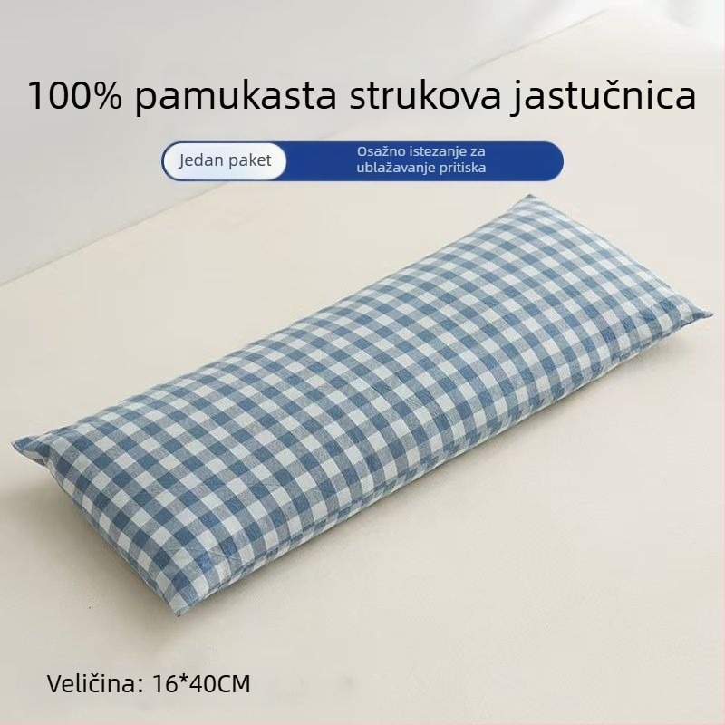 Lumbalna jastučnica za spavanje s punjenjem od heljde, navlaka od viskozne vlaknine, tkanje