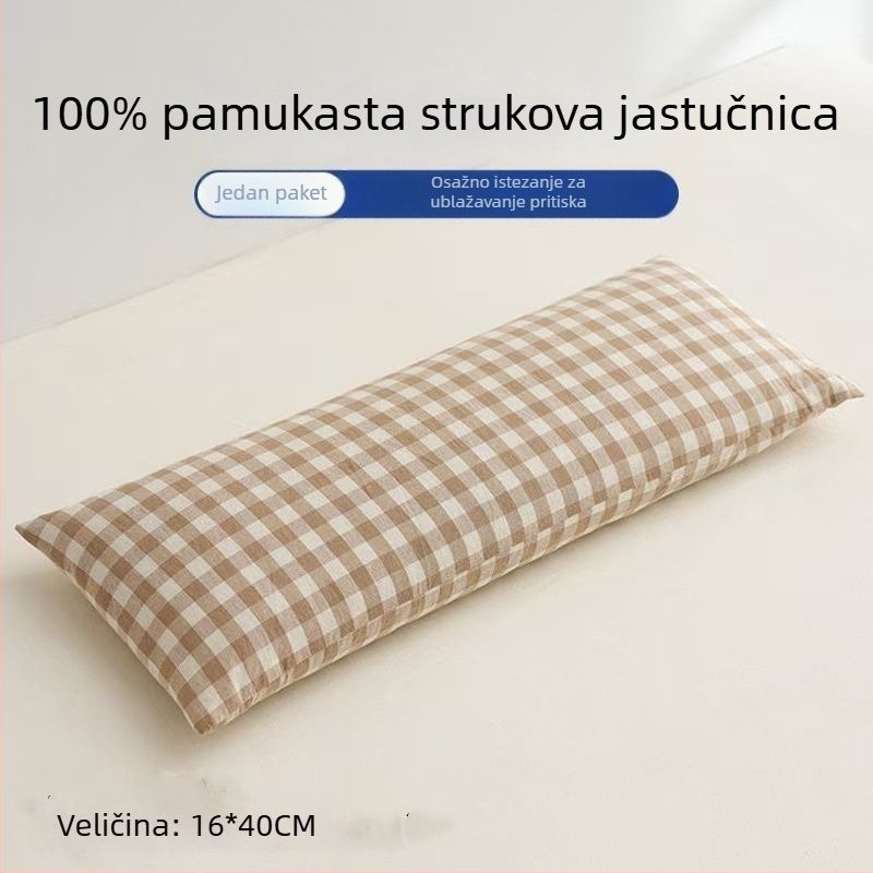 Lumbalna jastučnica za spavanje s punjenjem od heljde, navlaka od viskozne vlaknine, tkanje