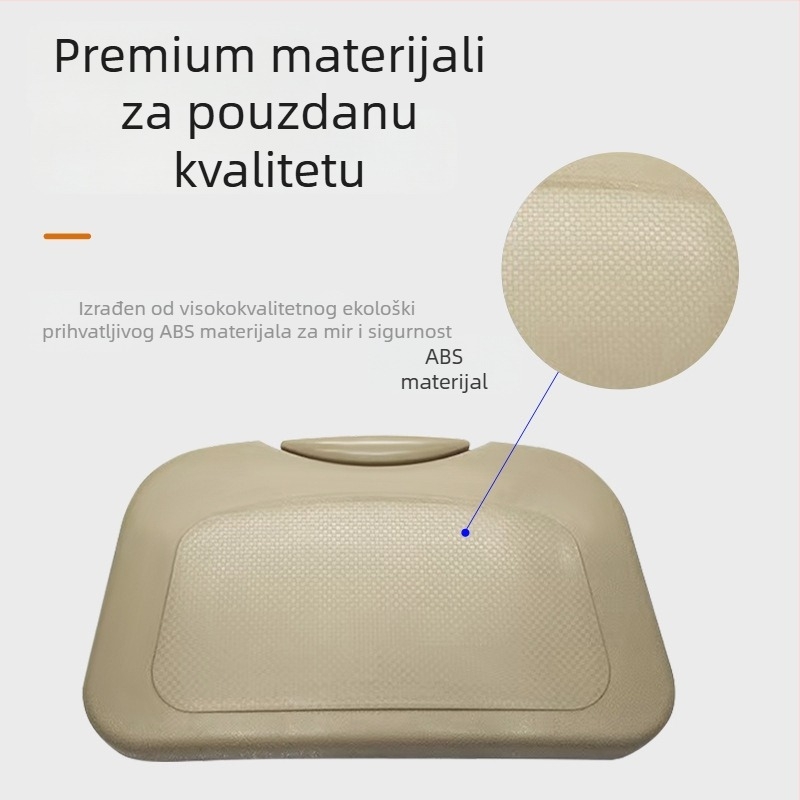 Sklopivi multifunkcionalni stol za auto — plastika, zidni nosač, RS