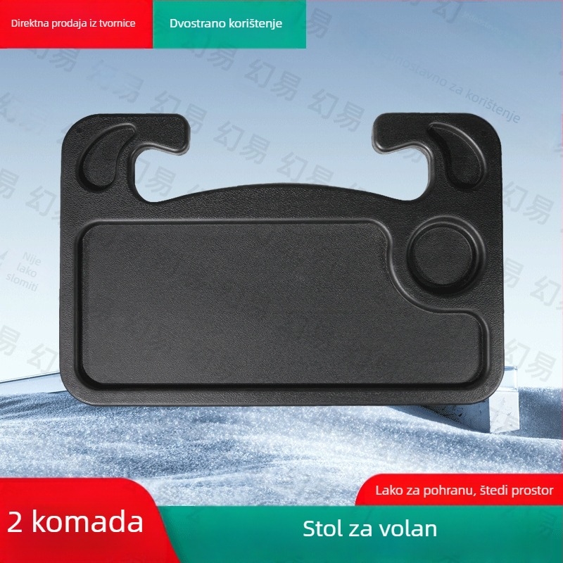 Sklopivi mali stol za auto, višenamjenski stalak za jelo, univerzalno (Tesla)