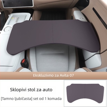 Sklopivi automobilni stol za prednje sjedalo za suvozača, stol za objedovanje, kompatibilan s Avita 07 serijom