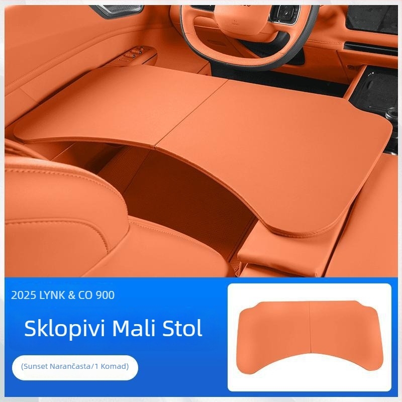 Good steps LK mala automobilska stolna ploča za stražnju klupu Lynk & Co 900 — stol za laptop ili obrok, bez logotipa
