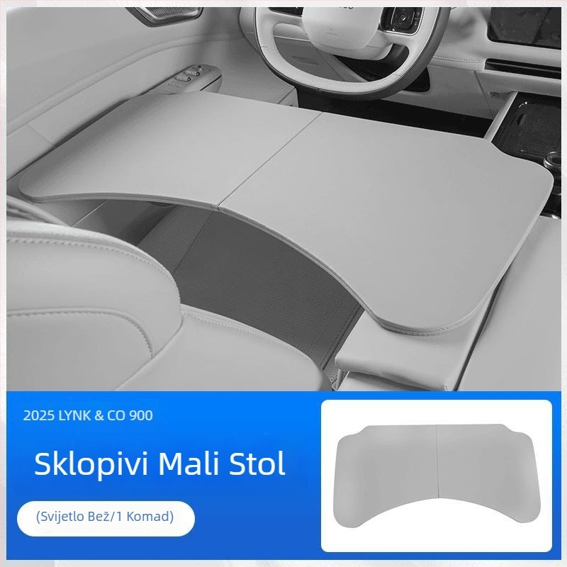 Good steps LK mala automobilska stolna ploča za stražnju klupu Lynk & Co 900 — stol za laptop ili obrok, bez logotipa