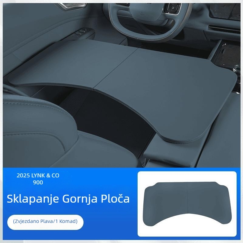 Good steps LK mala automobilska stolna ploča za stražnju klupu Lynk & Co 900 — stol za laptop ili obrok, bez logotipa