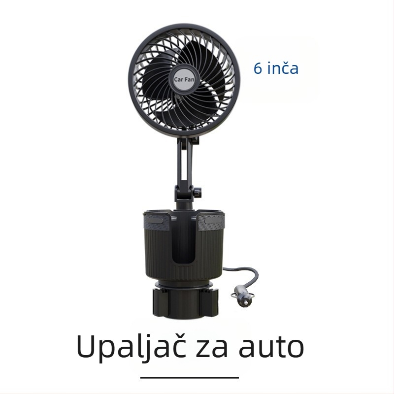 Automobilski držač čaše s ventilatorom – ABS kućište, model Xc-sbj38, šifra proizvoda Xc-sbj38, ugradnja na ploču nadzora, marka XCLPF