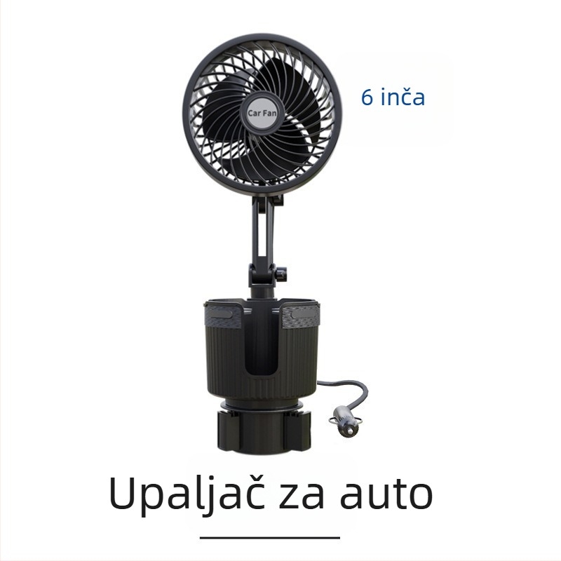 Automobilski držač čaše s ventilatorom – ABS kućište, model Xc-sbj38, šifra proizvoda Xc-sbj38, ugradnja na ploču nadzora, marka XCLPF