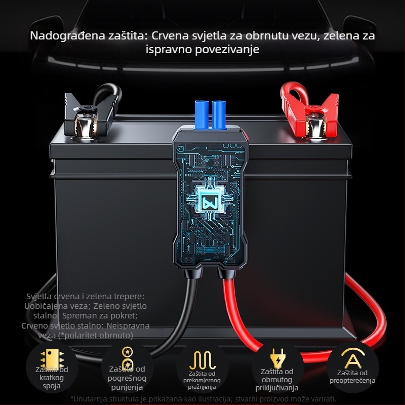 BW model pametni klips za bateriju automobila – zaštita od reverzne polaritete, kabel, marka Buwei