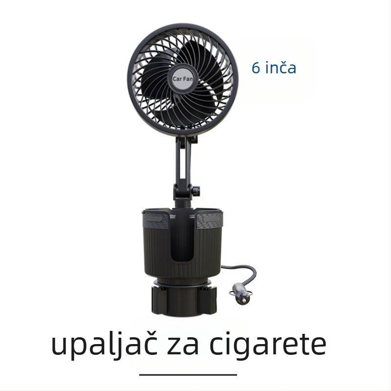 Automobilski ventilator za držač šalice — ABS, montiran na ploču s instrumentima, marka XCLPF, model Xc-sbj38