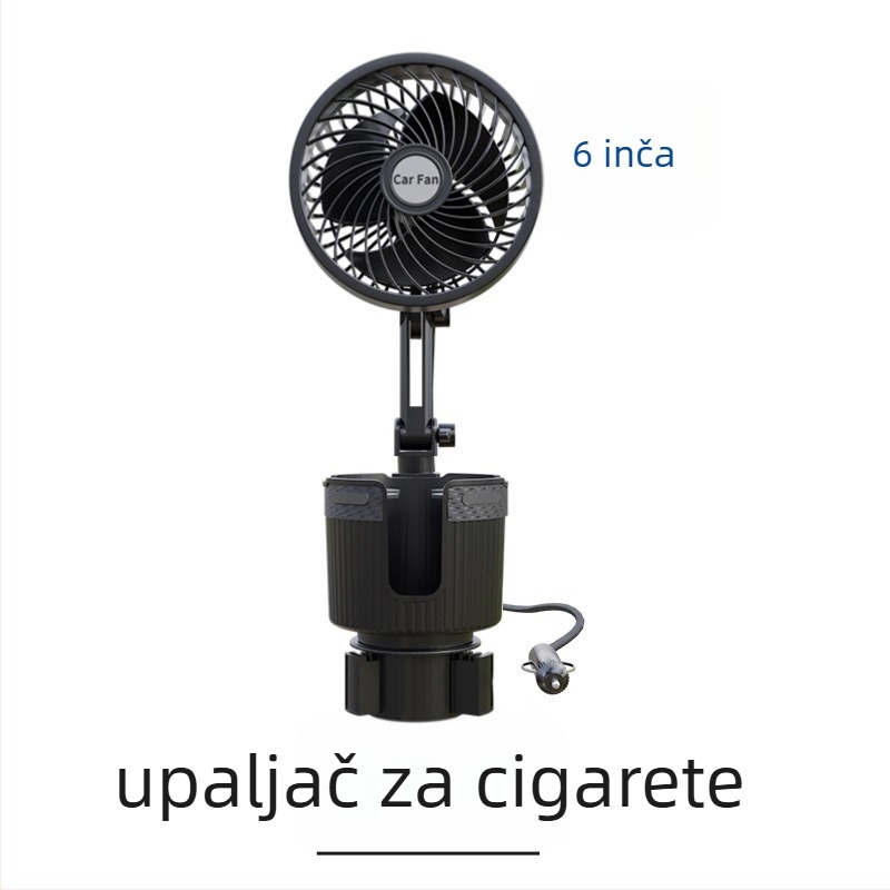 Automobilski ventilator za držač šalice — ABS, montiran na ploču s instrumentima, marka XCLPF, model Xc-sbj38